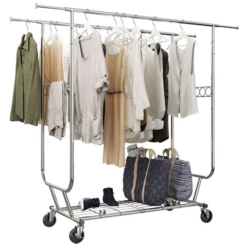 rolling garment rack